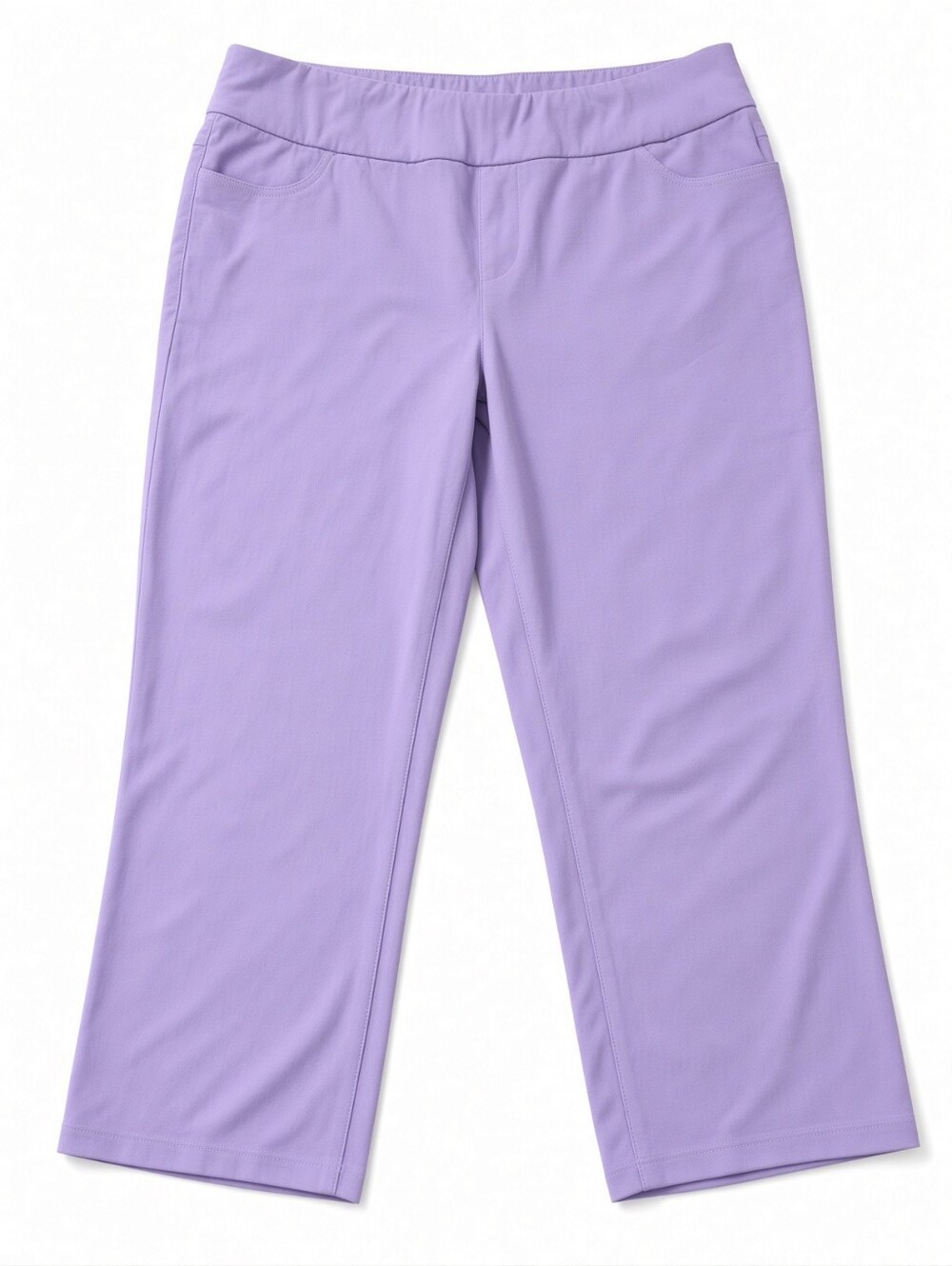 Woman's Lavender Pull-On Capris